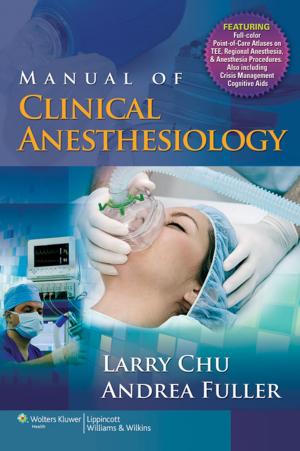 Cover of the book Manual of Clinical Anesthesiology by Marilyn J. Siegel