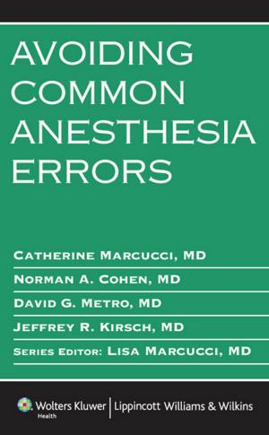 Cover of the book Avoiding Common Anesthesia Errors by Syed A. Hoda, Paul Peter Rosen, Fred Koerner, Edi Brogi
