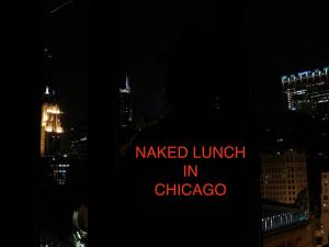 Book cover of Naked Lunch in Chicago