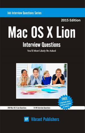 Book cover of Mac OS X Lion Interview Questions You'll Most Likely Be Asked