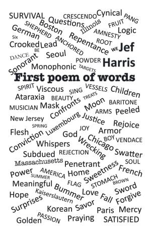 bigCover of the book First Poem of Words by 