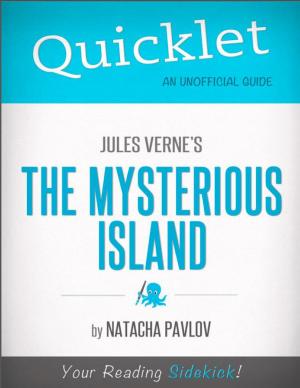 Book cover of Quicklet on Jules Verne's The Mysterious Island (CliffNotes-like Summary)