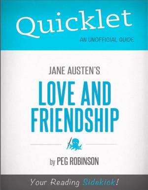 Cover of the book Quicklet on Jane Austen's Love and Friendship (CliffNotes-like Summary) by Daniel Stern