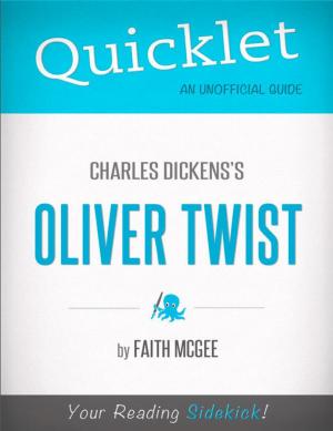 Book cover of Quicklet on Charles Dickens' Oliver Twist (CliffNotes-like Summary)