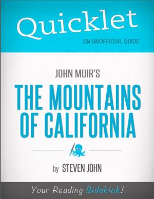 Cover of the book Quicklet on John Muir's The Mountains of California (CliffNotes-like Summary) by Steven Middendorp