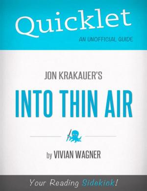 Book cover of Quicklet on Jon Krakauer's Into Thin Air (CliffsNotes-like Book Summary)
