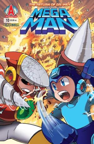 Cover of the book Mega Man #10 by Dan Parent, Jon D'agostino, Dan DeCarlo