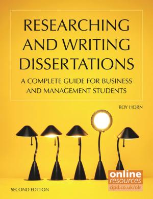 Cover of the book Researching and Writing Dissertations by David Tovey