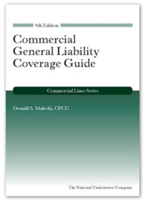 Book cover of Commercial General Liability, 9th edition