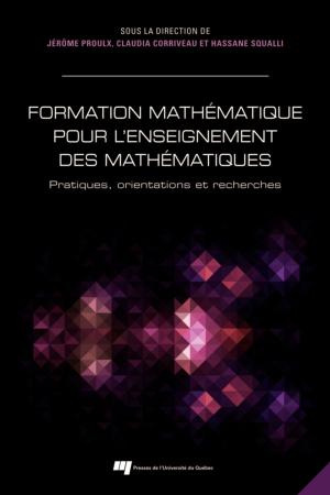 Cover of the book Formation mathématique pour l’enseignement des mathématiques by Sylvain Lefebvre, Jean-Marc Fontan, Peter R. Elson