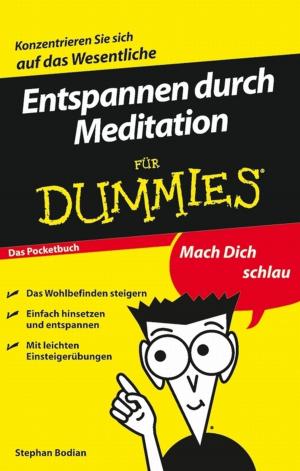 Book cover of Entspannen durch Meditation für Dummies Das Pocketbuch