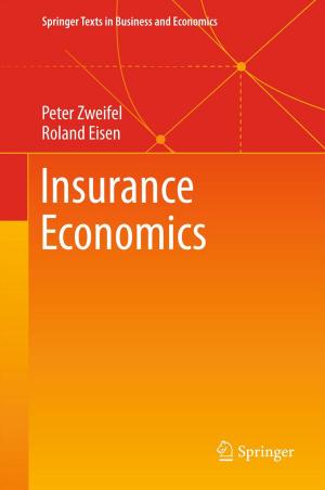 Cover of the book Insurance Economics by Jérémie Unterberger, Claude Roger