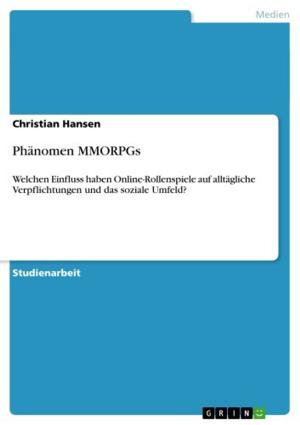 Cover of the book Phänomen MMORPGs by Johannes Steigleder