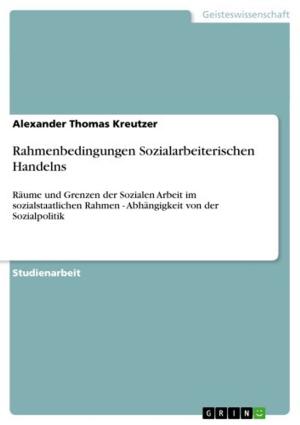 Cover of the book Rahmenbedingungen Sozialarbeiterischen Handelns by Britta Sennlaub-Schindler