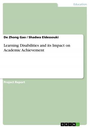 Cover of the book Learning Disabilities and its Impact on Academic Achievement by Lena Ostermann
