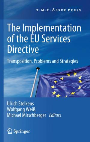 Cover of the book The Implementation of the EU Services Directive by Jeremy B. Bierbach