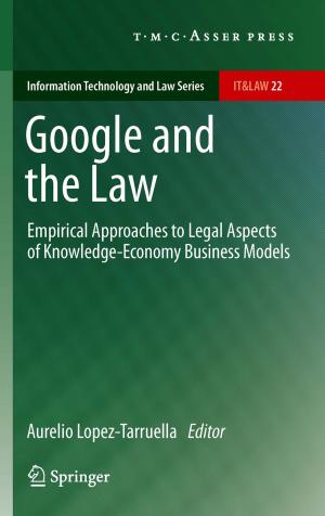 Cover of the book Google and the Law by Thijs  Bosters