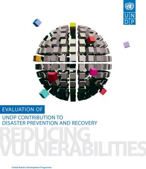 Book cover of Evaluation of United Nations Development Programme's Contribution to Disaster Prevention and Recovery