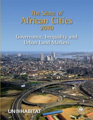 Cover of The State of African Cities 2010