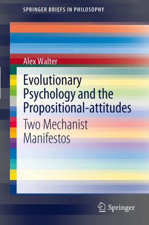 Cover of the book Evolutionary Psychology and the Propositional-attitudes by Cicéron, Gallon la Bastide.