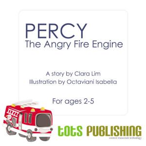 Book cover of Percy the Angry Fire Engine