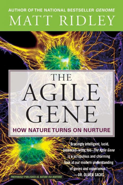 Cover of the book The Agile Gene by Matt Ridley, Harper Perennial