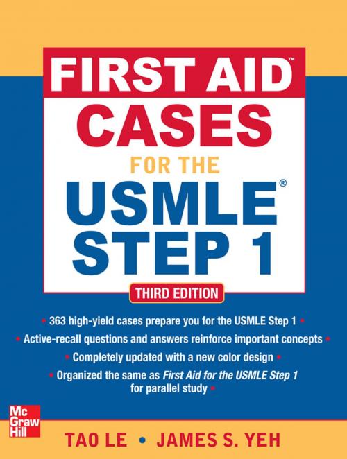 Cover of the book First Aid Cases for the USMLE Step 1, Third Edition by Tao Le, McGraw-Hill Education