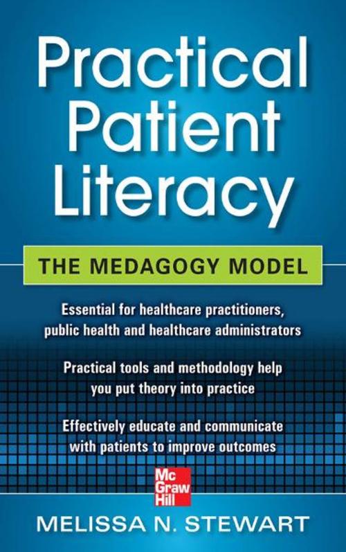 Cover of the book Practical Patient Literacy: The Medagogy Model by Melissa Stewart, Mcgraw-hill