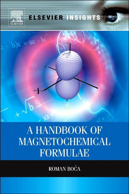Cover of the book A Handbook of Magnetochemical Formulae by Roman Boča, Elsevier Science