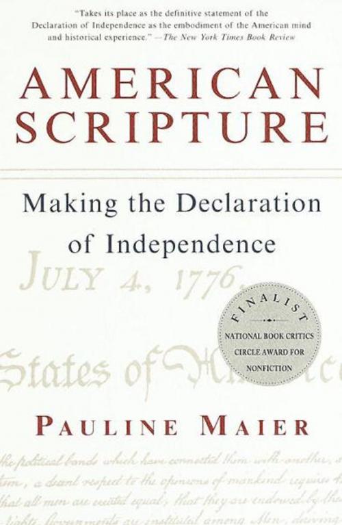 Cover of the book American Scripture by Pauline Maier, Knopf Doubleday Publishing Group
