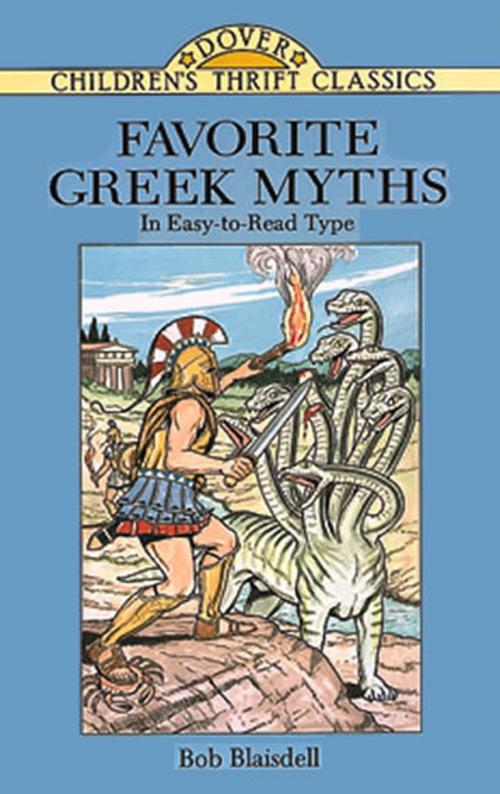 Cover of the book Favorite Greek Myths by Bob Blaisdell, Dover Publications