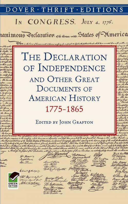 Cover of the book The Declaration of Independence and Other Great Documents of American History by , Dover Publications