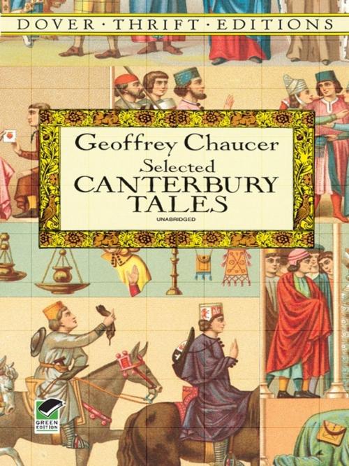 Cover of the book Selected Canterbury Tales by Geoffrey Chaucer, Dover Publications