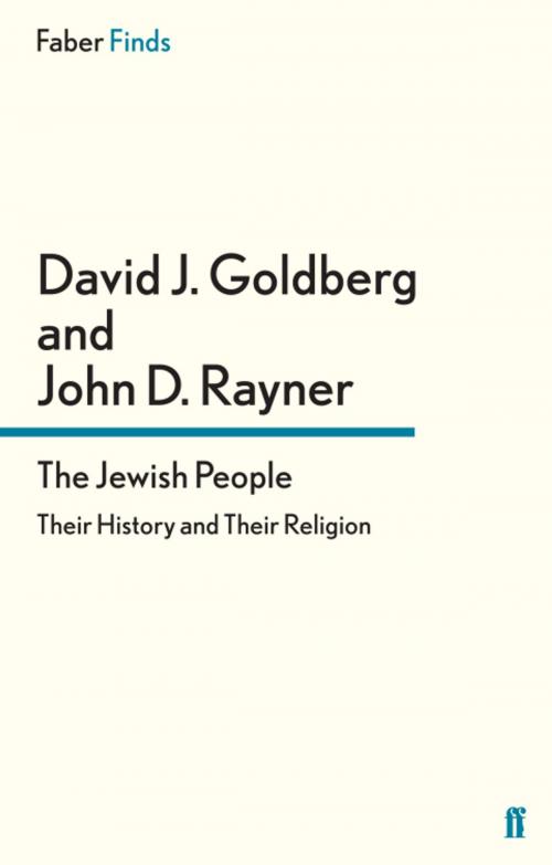 Cover of the book The Jewish People by David J. Goldberg, John D Rayner, Faber & Faber