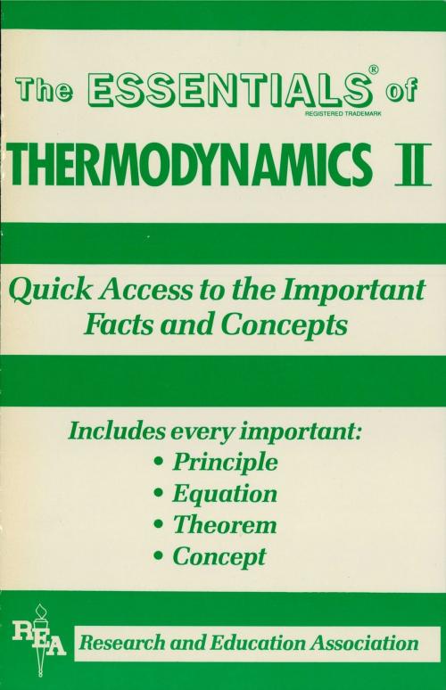 Cover of the book Thermodynamics II Essentials by The Editors of REA, Research & Education Association