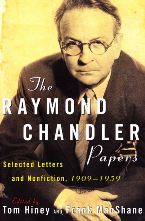 Cover of the book The Raymond Chandler Papers by Raymond Chandler, Grove Atlantic