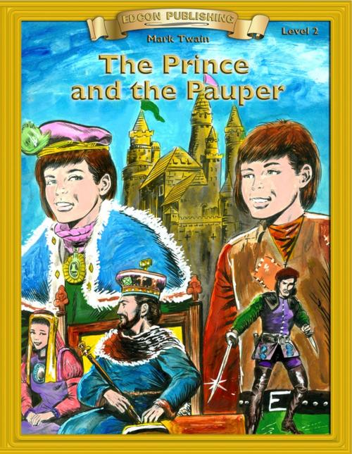 Cover of the book The Prince and the Pauper by Mark Twain, EDCON Publishing Group