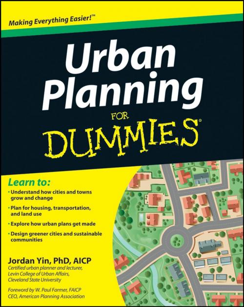 Cover of the book Urban Planning For Dummies by Jordan Yin, Wiley