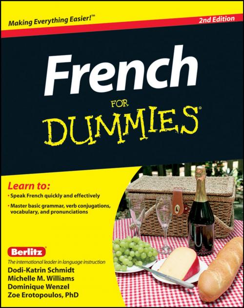 Cover of the book French For Dummies by Dodi-Katrin Schmidt, Michelle M. Williams, Dominique Wenzel, Zoe Erotopoulos, Wiley
