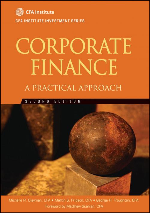 Cover of the book Corporate Finance by Michelle R. Clayman, Martin S. Fridson, George H. Troughton, Wiley