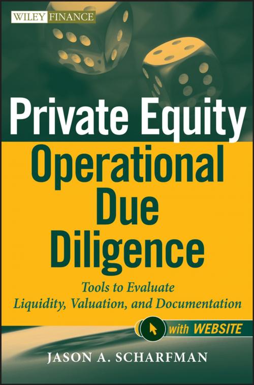 Cover of the book Private Equity Operational Due Diligence by Jason A. Scharfman, Wiley