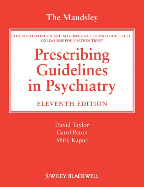 Cover of the book The Maudsley Prescribing Guidelines in Psychiatry by , Wiley