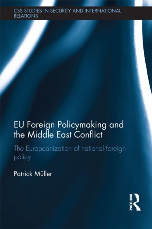 Cover of the book EU Foreign Policymaking and the Middle East Conflict by Patrick Müller, Taylor and Francis