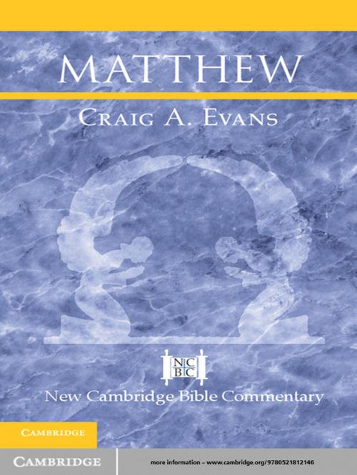 Cover of the book Matthew by Craig A. Evans, Cambridge University Press
