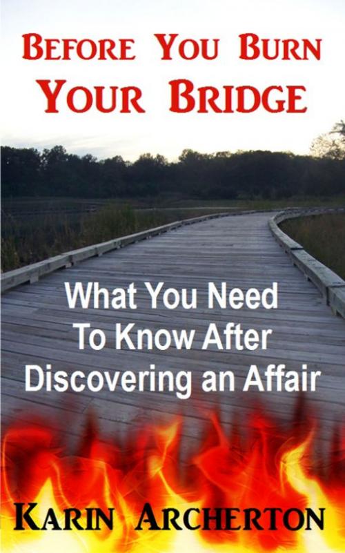 Cover of the book Before You Burn Your Bridge by Karin Archerton, Karin Archerton
