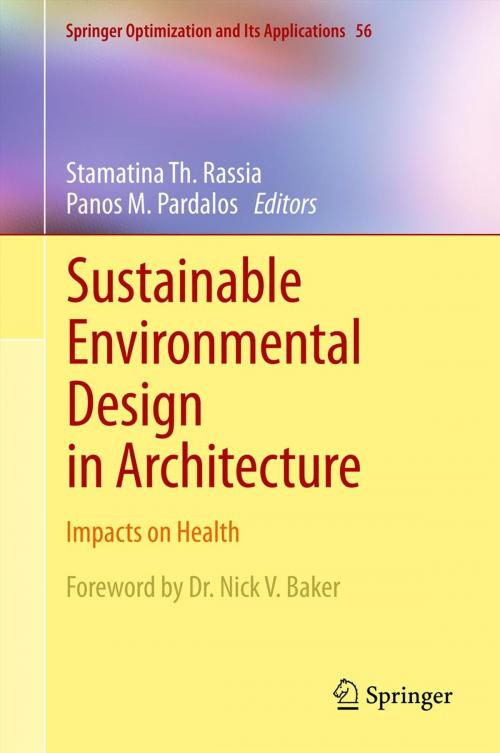 Cover of the book Sustainable Environmental Design in Architecture by , Springer New York