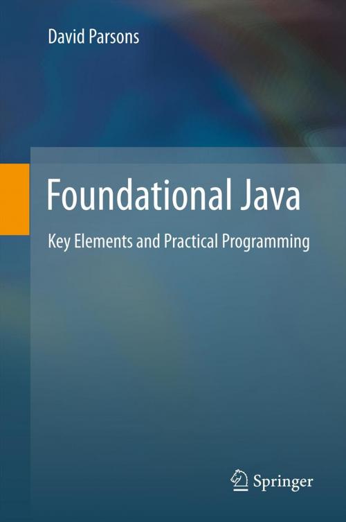 Cover of the book Foundational Java by David Parsons, Springer London