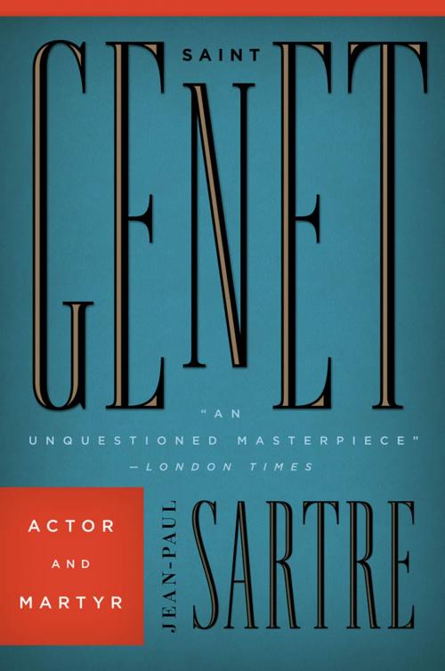 Cover of the book Saint Genet by Jean-Paul Sartre, University of Minnesota Press