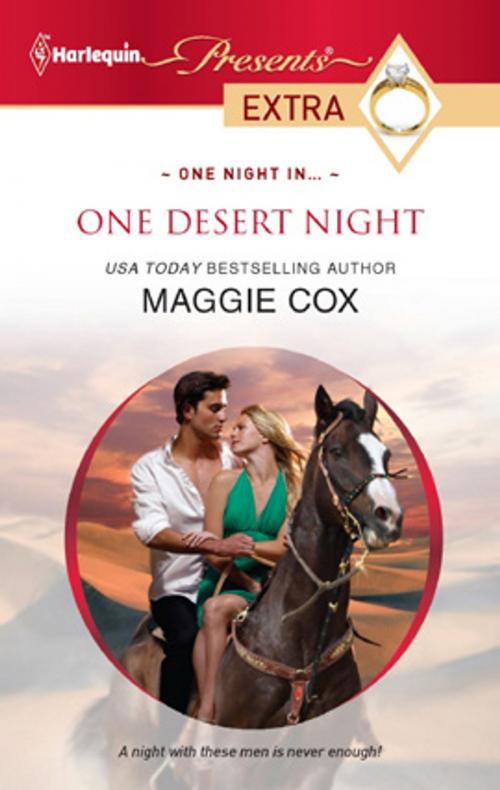 Cover of the book One Desert Night by Maggie Cox, Harlequin