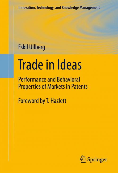 Cover of the book Trade in Ideas by Eskil Ullberg, Springer New York